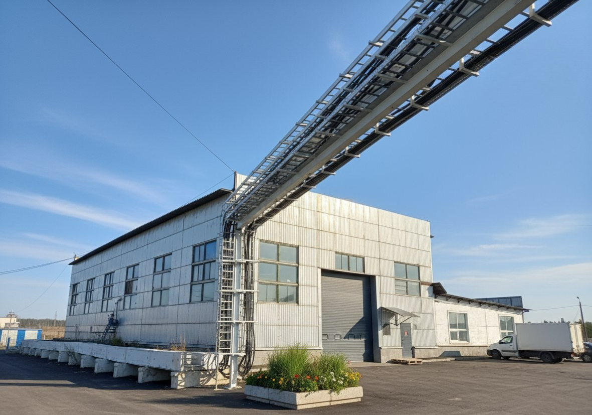 Участок с готовыми постройками